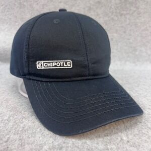 Chipotle Logo Unisex Black Loomstate Hat Adjustable Employee Uniform OSFM